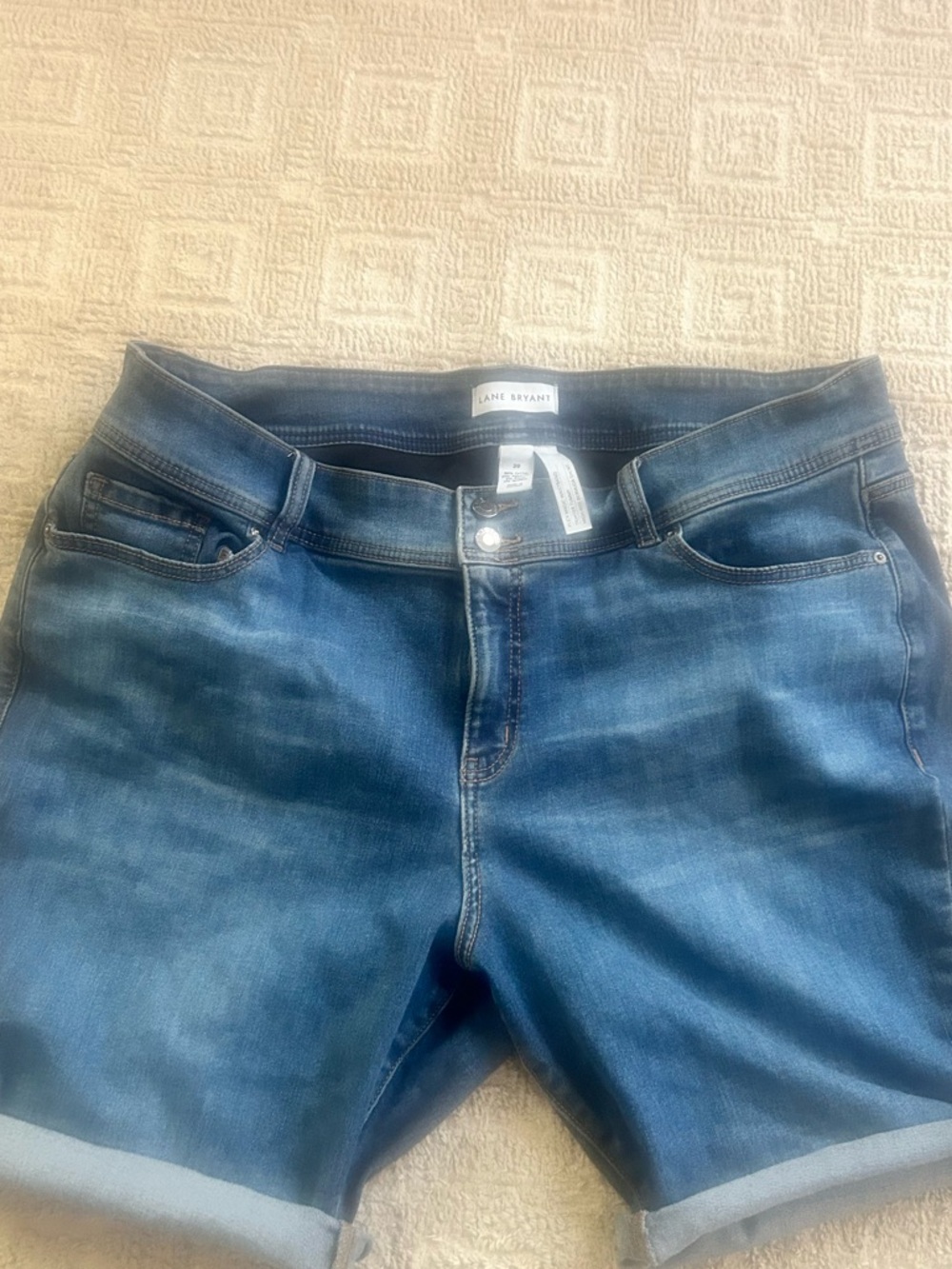 Lane Bryant Faded Blue High-Rise Jeans
